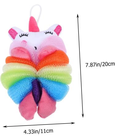 Didiseaon Bath Ball Tools for Kids Sponges for Body Bath Sponges Wash Clothes for Baby Kids Body Loofahs Unicorn Body Scrubber Lovely Bath Scrubbers Kids Bath Shower Balls Bubble Making Nets - Buy Online on GoSupps.com