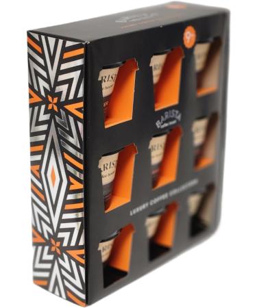 Barista Luxury Mini Coffee Collection 9pk Assortment Flavoured Inastant Light Roast Coffee Mug - Buy Online on GoSupps.com