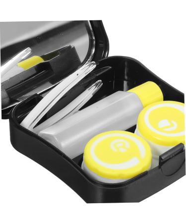 Solustre 3-Piece Clear Suitcase Holder & Glasses Stand - Cute Lens Containers for Small Animals - Buy Online on GoSupps.com