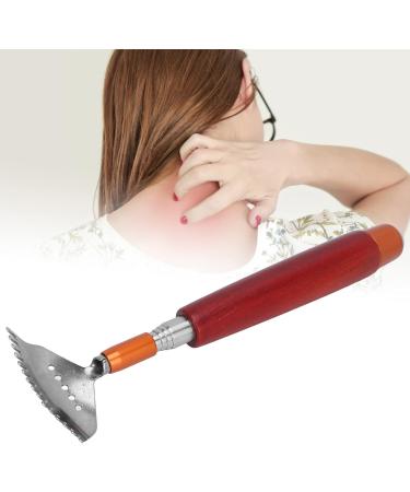 Verdant Touch Telescopic Back Scratcher - Stainless Steel Claw & Pearl Massager for Ultimate Relief | Shop Internationally - Buy Online on GoSupps.com