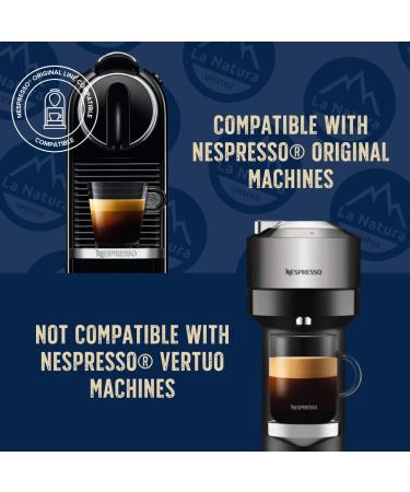 La Natura Lifestyle Caf Ristretto | 120 coffee capsules compatible with Nespresso capsule machines | 100% industrially compostable environmentally friendly - Buy Online on GoSupps.com