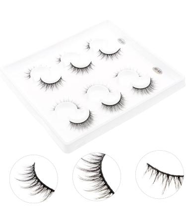 POPETPOP False Eyelashes 6 Pairs Natural Eyelashes Girls Beauty Cosmetics Realistic False Eyelashes - Buy Online on GoSupps.com