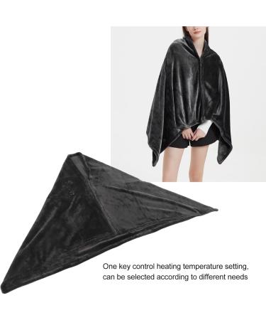 Portable Electrically Heated Scarf with Zipper | Adjustable Temperature | Super Soft Neck & Shoulder Warmer | Ideal for International Shipping - Buy Online on GoSupps.com