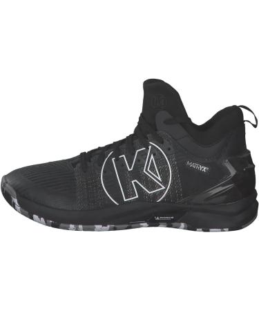 Buy Kempa Unisex Attack Mid Handball Shoe - Black | Size 48 EU | International Shipping Available - Buy Online on GoSupps.com