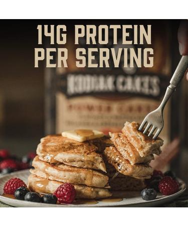 Kodiak Cakes Protein Pancake Mix - Almond Poppyseed 18oz (Pack of 6) - High Protein Flapjack & Waffle Mix - Buy Online on GoSupps.com