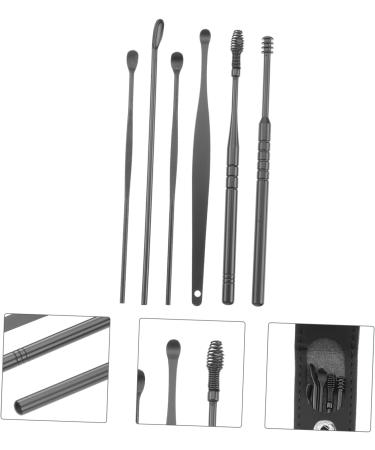 VILLCASE 2 Sets Ear Picking Tool Ear Cleaning Tools Tool Box Kit Cleaning Kits Spiral Spring Ear Cleaner Ear Spoon Ear Tool Case Spiral Ear Clean Tool Stainless Steel Earpick Ear Picks Care - Buy Online on GoSupps.com