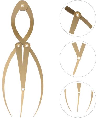 Housoutil 1pc Eyebrow Positioning Ruler Eyebrow Caliper Ruler Make up Kit Eyebrow Measuring Tool Gold Scale 16.5x5.4cm Golden - Buy Online on GoSupps.com