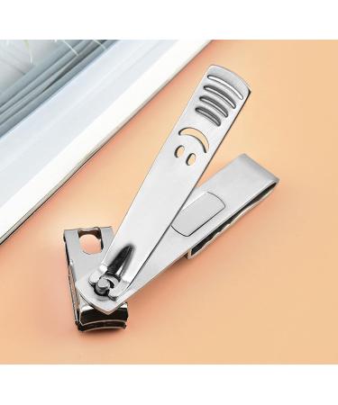 UNbit Nail Clipper Rotary Nail Clippers 360-degree Stainless Steel Smiley Face Nail Clippers Large Adult Nail Clippers Manicure Tools - Buy Online on GoSupps.com