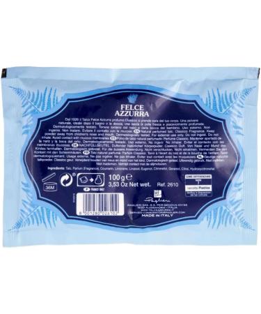 Buy Paglieri Felce Azzurra Talco Classico Body Powder 100g | International Shipping | Aroma-Saver Valve | 1000g Refill | Talc Powder - Buy Online on GoSupps.com