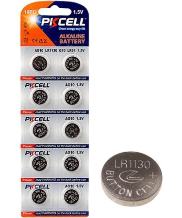 LR1130 / AG10 /189 /LR54 1.5v Alkaline Button Cell Battery Batteries (10) - Buy Online on GoSupps.com