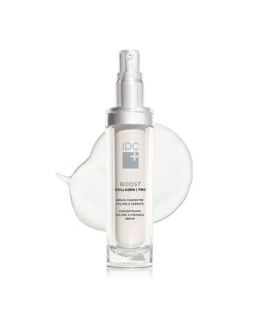 IDC Dermo Boost Collagen Pro Anti Aging Serum - 1 fl oz - Eyes Face And Neck Firming Serum For All Skin Types - Lightweight Facial Serum With Hyaluronic Acid And 17% Pro Collagen Complex Boosters