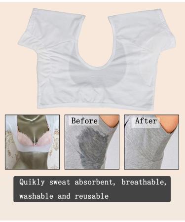 Women's Reusable Underarm Sweat Pads - 2 Pack Black+Nude Medium | Breathable Armpit Shield Guards (IP-00468) - Buy Online on GoSupps.com
