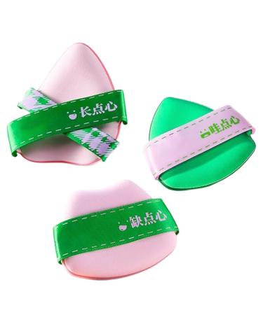 Face Powder Puff Face Soft Triangle Makeup Puff Cosmetic Foundation Applicator Soft Triangle Face Puff For Wet And Dry Use Beauty Makeup Tools