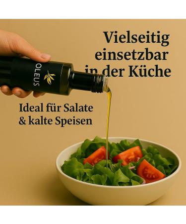  OLEUS PREMIUM Premium quality olive oil - Cold pressed | Greece | For cooking/roasting | Extra Virgin | Olives | Mild fruity | 100% Koroneiki olives | Messinia | Gift | 750 ml glass bottle - Buy Online on GoSupps.com