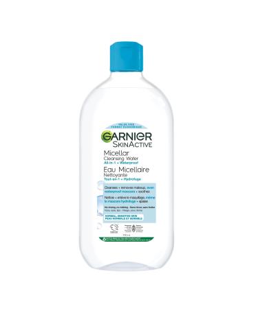 Garnier Micellar Cleansing Water All-in-One Cleanser and Waterproof Makeup Remover Cleanses and Soothes For Face Lips & Eyes For All Skin Types 700ml 1 count (Pack of 1)