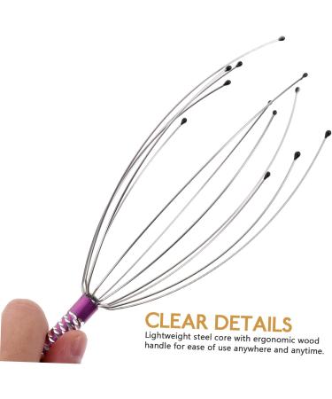 Fomiyes 3-in-1 Scalp Scratcher with Vibration Natural Wooden Hair Growth Stimulator & Shampoo for Women Relaxing Scalp Massage Tool - Buy Online on GoSupps.com