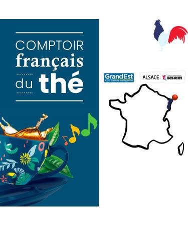 Th Noir Coup de Foudre sous l Amandier Comptoir Fran ais du Th M lange Gourmand Amande & Framboise en Vrac 80g Boisson l gante aux Notes P tissi res Id ale pour une Pause Douce et Romantique - Buy Online on GoSupps.com