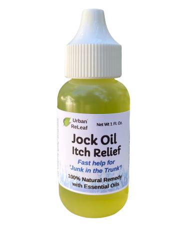 Urban ReLeaf Jock Itch Relief ! Fast Help for 'Junk in The Trunk', Stop Itching, Fade Redness, Powerful Essential Oils, 100% Natural Remedy, It Works!