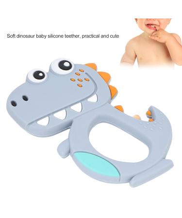Silicone Baby Bite Ring Toys | Soothing Dinosaur Teething Rings for Breastfeeding Babies | Soothe Gums & Wounds International Shipping - Buy Online on GoSupps.com