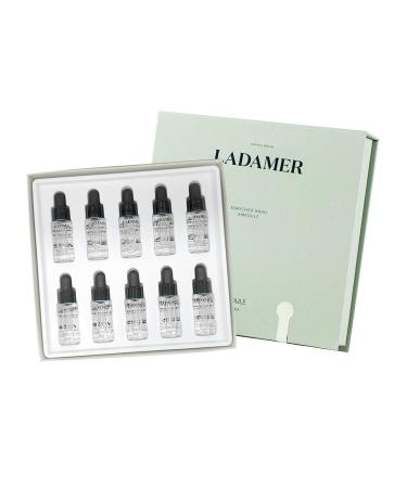 LADAMER-Snail-Mucin-Ampoule-Hyaluronic Acid-Enriched Hydrating Serum Clinical Spa Cosmetic Premium Korean Skincare Acell-300 0.16 fl.oz x 10 packs