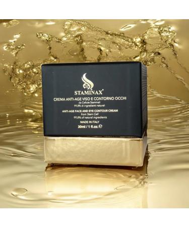 STAMINAX Anti-aging face and eye contour cream with stem cells (Made in Italy)