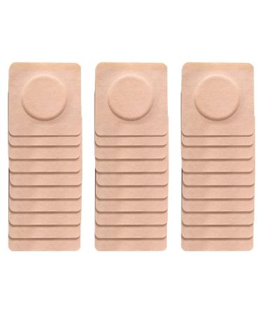 100pcs Corn Cushions Toe Pad Corn Remover Toe Corn and Callus Removal Moleskin Tape Adhesive Pad Heel Sticker for Feet 5x5cm