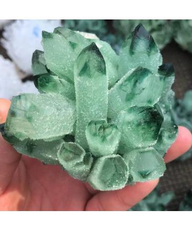 Natural Crystal Rough 300-400G Hot Weather Crystal Cluster Made from Chrysanthemum Green Processing ZJGIDTEM - Buy Online on GoSupps.com