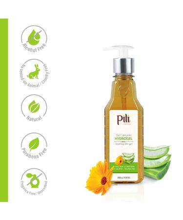 Pili Natural Hydrogel with Arnica, Calendula, Centella Asiatica & Aloe Vera | 8.8 oz | Soothing Gel for Face and Body | Natural Moisturizer | Paraben and Alcohol Free - Buy Online on GoSupps.com