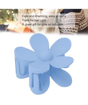Light Blue Flower Hair Clip - Durable Anti-Slip Claw Clip for Women & Girls | Perfect Styling Accessory - Buy Online on GoSupps.com