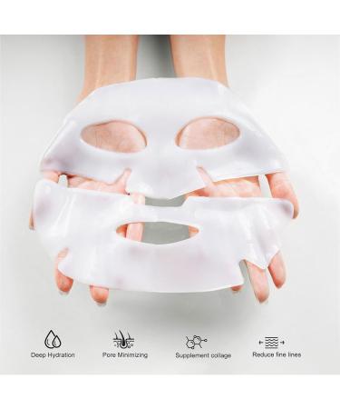 Korean Organic Collagen Real Deep Mask | Anti-Wrinkle Lifting Overnight Sheet Mask with Hydrolyzed Collagen - Shop Internationally! - Buy Online on GoSupps.com
