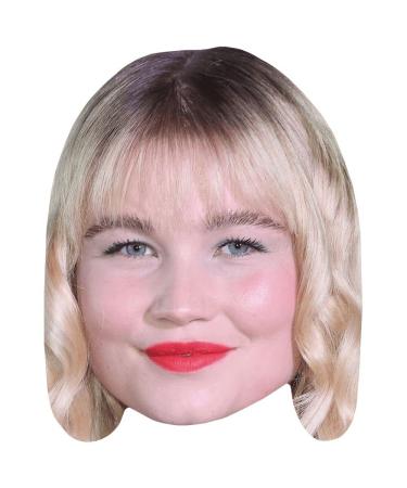 Malene Becker (Lipstick) Big Head. Larger than life mask.