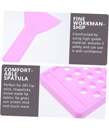  Beaupretty Beaupretty 3-Piece Lipstick Filling Mold Kit Lip Filling Tray Lip Holder PP Plastic Purple - Buy Online on GoSupps.com