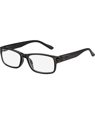FILTRAL Pack of 3 Classic Reading Glasses - Unisex Spring Hinges Black/Brown/Gray - 1.5 Diopters Reading Aid - Buy Online on GoSupps.com