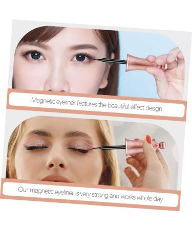 OHPHCALL 2pcs Liquid Eyeliner Fakeaway Highlight Mascara Magnetic Eyeliner Eyelashes Makeup Titanium Oxide - Buy Online on GoSupps.com