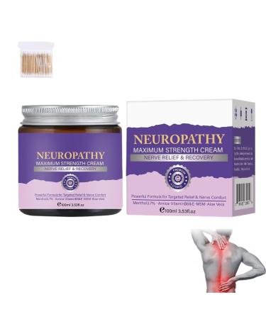 Neuropathy Cream Extra Strong To Stop Pain 2026 New Cream For Nerve Pain Relief For Back Knees Feet Neck Joints Soothing Skin Creams 1 piece