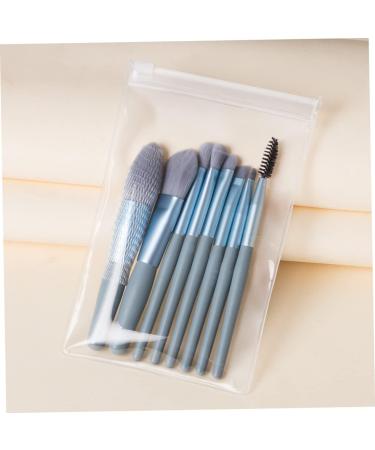 BELLIFFY 8pcs Powder Brush Eyeshadow Makeup Cosmetic Face Brushes Makeup Face Brushes Facial Kit Blue Wooden - Buy Online on GoSupps.com