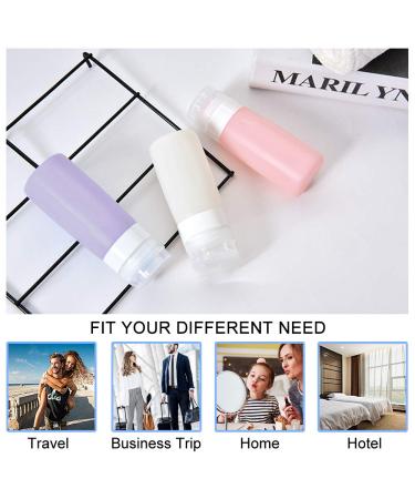 Leak Proof Travel Size Bottles Set - TSA Approved Silicone Containers for Toiletries (11 Pack) - Buy Online on GoSupps.com