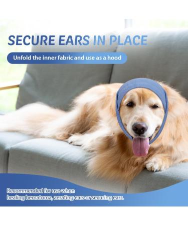 Comfort Soothing Ear Protection for Dogs & Cats - Noise Reduction Earmuff for Ear Care Winter Hat - Size S (Blue) - Buy Online on GoSupps.com