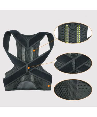 Full-Support Posture Corrector Back Brace for Men Women Relieves Upper Lower Back Pain Support for Neck Back Shoulder Improves Posture (Size : X-Large) (X) - Buy Online on GoSupps.com