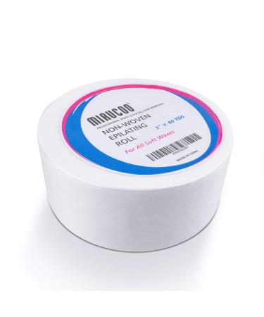 Mirucoo Non-woven Wax Strip Roll - 3x60 Yards, Salon Quality for Body & Facial Hair Removal - Buy Online on GoSupps.com