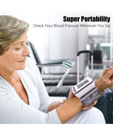 Wrist Blood Pressure Monitor with 120 Memory & Irregular Heartbeat Detection - Digital BP Cuff & Automatic Machine - Home BP Gauge with Large LCD Display & Protective Case - Buy Online on GoSupps.com