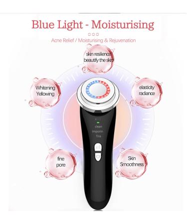 GowaVy Red Light Therapy for Face 6-in-1 Facial Wand: Deep Clean Nourishment Firming Eye Skin Care - Multifunctional Skin Care Tools Pink - Buy Online on GoSupps.com