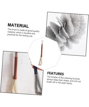 Gleavi Cleaning Glass Brush - 1 Piece Cup & Water Bottle Cleaner | Household & Nipple Bottle Washing Brush - Buy Online on GoSupps.com