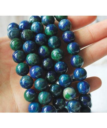 Diabetes Relief Chrysocolla Bracelet Chrysocolla Natural Bracelet Crystal Energy Gemstone Handcrafted 8mm Natural Chrysocolla Crystal Energy Beaded Bracelets (6pcs) - Buy Online on GoSupps.com