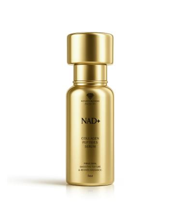 NAD+ Anti-Aging Serum Boost Cellular Energy Firm Skin & Reduce Wrinkles with Niacinamide Hyaluronic Acid Peptides & Antioxidants 1oz Rejuvenating Face Serum for Youthful Radiance