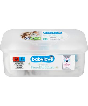 Babylove wet wipes and co (2x 80 wipes Sensitive Box) 2x 80 wipes Sensitive Box
