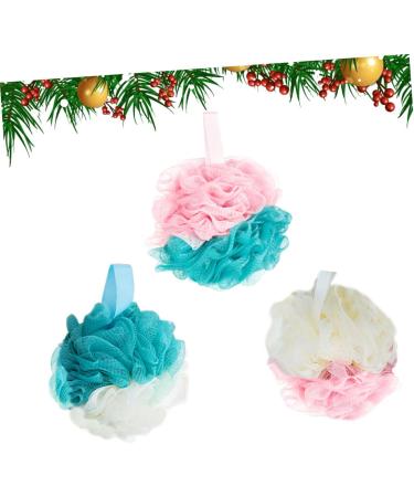 Minkissy 6 Pcs Mesh Bath Ball Loofah Set - Natural Exfoliating Bath Sponges & Scrubbers for a Luxurious Shower Experience - Buy Online on GoSupps.com