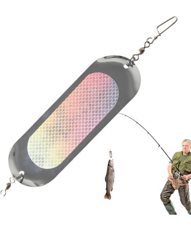 Genikeer Fishing Indicators - 2 PCs Trolling Salmon Bait Boards | 4.5 Inches Metal Flash 23g Light-Up for Fresh & Sea Water Fishing - Buy Online on GoSupps.com