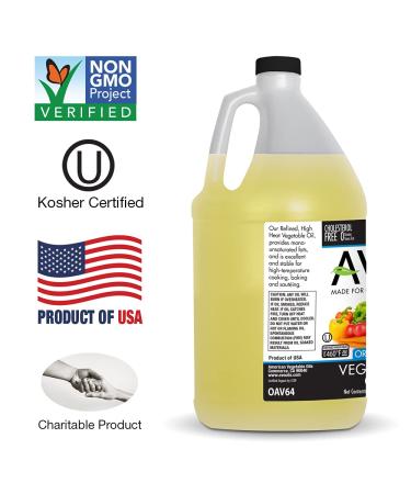 AVO ORGANIC 100% VEGETABLE Oil  64 Fl-oz (Half a Gallon) NO preservatives added - Buy Online on GoSupps.com
