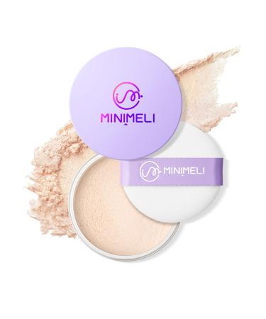 Matte Loose Powder Makeup Poreless Lasting Face Setting Powder Controls Shine Natural-looking Silky Matte Lightweight Flawless Face Make Up 0.35Oz (#01 IVORY)